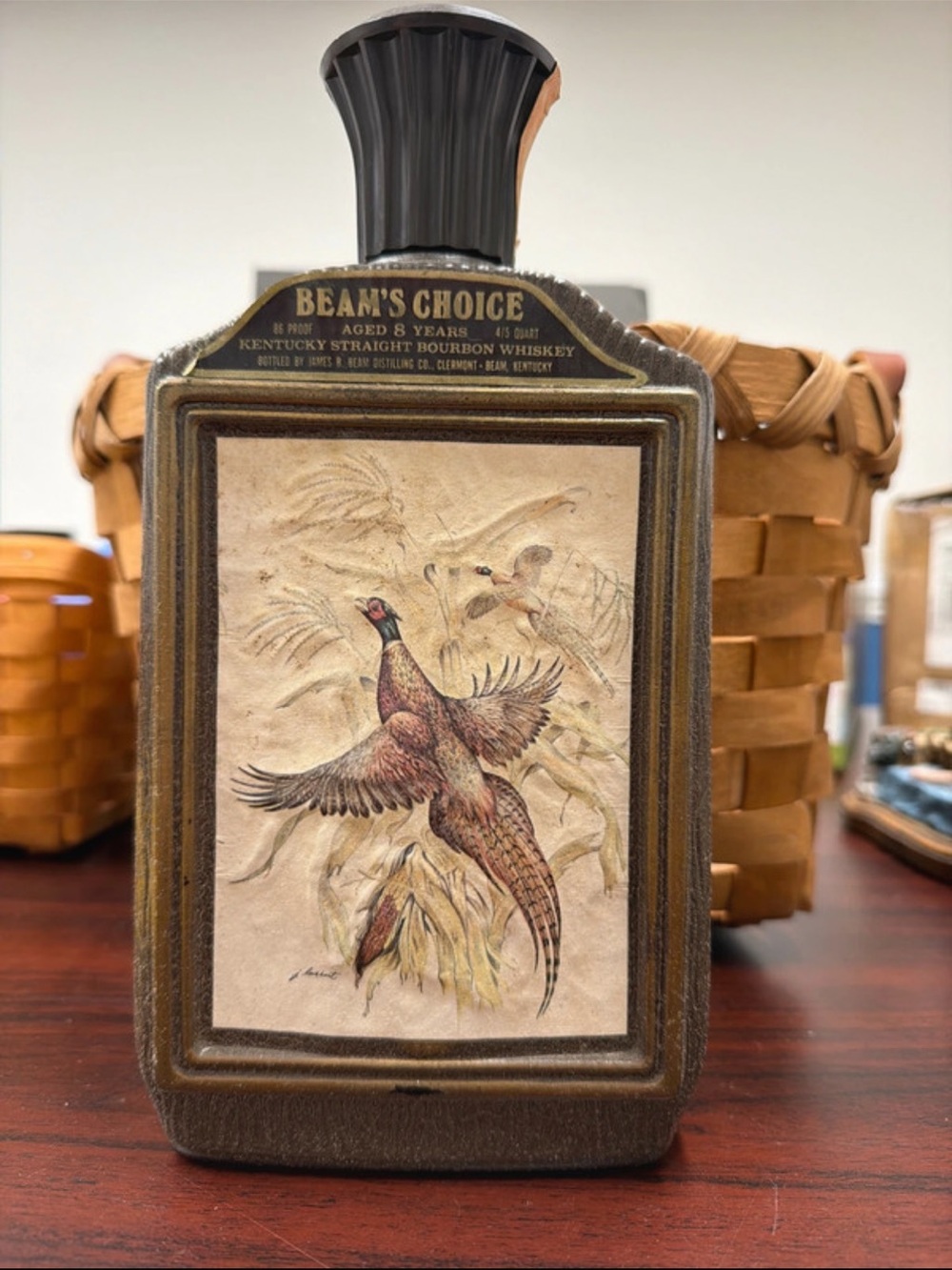 Brown Pheasant Decorative Decanter - Home Accents